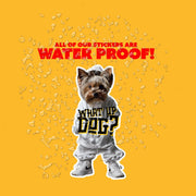 Maltese Sticker | What Up Dog Sticker | Cool Maltese Stickers