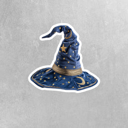 Wizards Hat Sticker | Pointy Wizards Hat Sticker