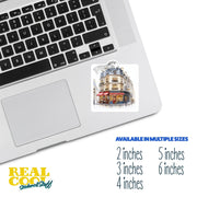 Paris Sticker | Paris France Cafe Sticker