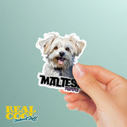 Maltese Mommy Sticker | Maltese Stickers | Maltese Mom Sticker