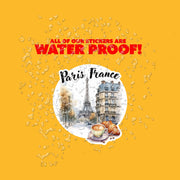 Paris Sticker | Paris Watercolor Sticker | Paris France Sticker