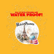 Paris Sticker | Paris Watercolor Sticker | Paris France Sticker