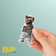 Maltese Sticker | What Up Dog Sticker | Cool Maltese Stickers