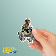 Rhodesian Ridgeback Sticker | What Up Dog Sticker | Cool Rhodesian Ridgeback Stickers