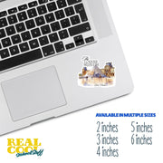 Louvre Museum Sticker | Paris Watercolor Sticker | Louvre Sticker
