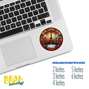 Paris Sticker | Paris Stained Glass Sticker | Paris France Sticker