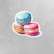 French Macarons Sticker | Watercolor French Macarons Sticker | Paris France Sticker