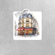 Paris Sticker | Paris France Cafe Sticker