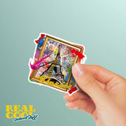 Paris Sticker | Paris Modern Art Sticker | Paris France Sticker
