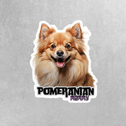 Pomeranian Mommy Sticker | Pomeranian Decal | Pomeranian Sticker