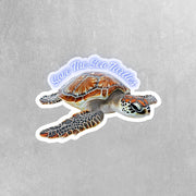 Save The Sea Turtles Sticker - Environmental Sticker - Sea Turtle Sticker