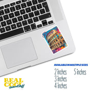 Rome Sticker - Vintage Design Rome Sticker for Travelers & Collectors - Unique Souvenir Gift - Italy Sticker