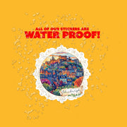 Edinburgh Sticker - Elegant Edinburgh Scotland Sticker - Edinburgh Souvenir Sticker