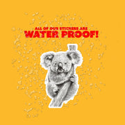 Pencil Sketch Koala Sticker - Koala Drawing Sticker - Whimsical Koala Sticker