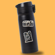 Vintage Camera Sticker - Camera Sticker - Junk Journal Stickers - Two Pack