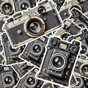 Vintage Camera Sticker - Camera Sticker - Junk Journal Stickers - Two Pack