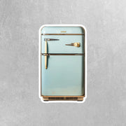 Vintage Refridgerator Sticker - Fridge Sticker - Junk Journal Stickers