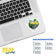 Angel Numbers Sticker - 222 Aura Sticker - Spiritual Decor - Numerology Gift