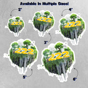 Angel Numbers Sticker - 222 Aura Sticker - Spiritual Decor - Numerology Gift