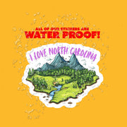 North Carolina Mountains Sticker - North Carolina Sticker - NC Vinyl Sticker