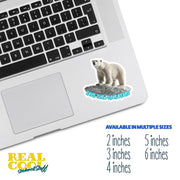 Save The Polar Bears Sticker - Environmental Sticker - Polar Bear Sticker