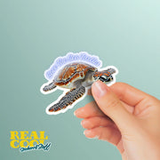 Save The Sea Turtles Sticker - Environmental Sticker - Sea Turtle Sticker