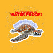 Save The Sea Turtles Sticker - Environmental Sticker - Sea Turtle Sticker