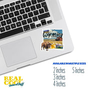 Wyoming Sticker - Wyoming Decal - Wyoming Souvenir