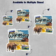 Wyoming Sticker - Wyoming Decal - Wyoming Souvenir