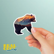 Bear Silhouette Sticker - Outdoor Life Sticker - Bear Decal