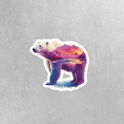 Polar Bear Silhouette Sticker - Outdoor Life Sticker - Polar Bear Decal