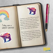 Polar Bear Silhouette Sticker - Outdoor Life Sticker - Polar Bear Decal