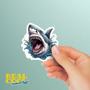 Great White Shark Sticker - Shark Sticker - Shark Attack Stickers