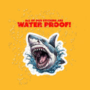 Great White Shark Sticker - Shark Sticker - Shark Attack Stickers