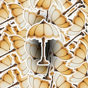 Vintage Lamp Sticker - Old Fashioned Lamp Sticker - Lamp Decal - Junk Journal Stickers