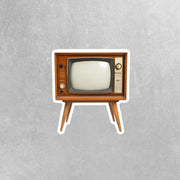Vintage TV Sticker - Old Fashioned Television Sticker - TV Decal - Junk Journal Stickers