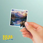 Wanderlust Sticker - Rocky Mountain Sticker - Outdoor Life Sticker