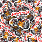Daytona Bike Week Sticker - Motorcycle Sticker - Daytona Beach Motorcycle Sticker