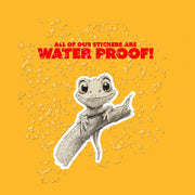 Pencil Sketch Gecko Sticker