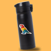 Origami Macaw Sticker - Cute Macaw Sticker - Origami Parrot Decal