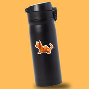 Origami Cat Sticker - Cute Cat Sticker - Origami Cat Decal