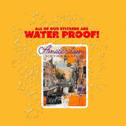 Amsterdam Sticker - Vintage Design Netherlands Sticker for Travelers & Collectors - Unique Souvenir Gift