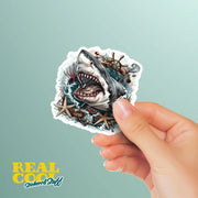 Great White Shark Sticker - Shark Sticker - Shark Attack Stickers