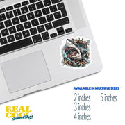 Great White Shark Sticker - Shark Sticker - Shark Attack Stickers