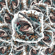 Great White Shark Sticker - Shark Sticker - Shark Attack Stickers