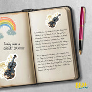 Violin Sticker - Lord Of The Strings Sticker - Violinist Sticker