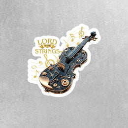 Violin Sticker - Lord Of The Strings Sticker - Violinist Sticker