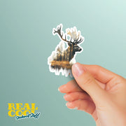 Red Stag Sticker - Red Stag Wilderness Sticker - Wildlife Decal