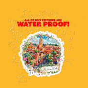 Marrakesh Sticker - Elegant Morroco Sticker - Marrakesh Souvenir Sticker