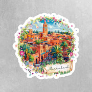 Marrakesh Sticker - Elegant Morroco Sticker - Marrakesh Souvenir Sticker